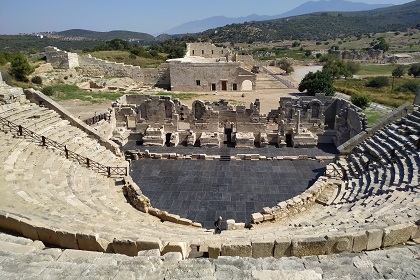 Lycian ruins at Patara Beach near Kalkan in Turkey