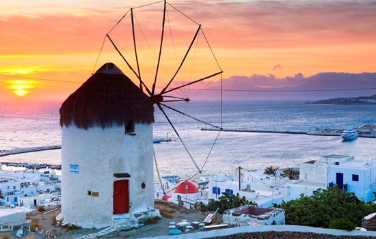 Windmill In Mykonos